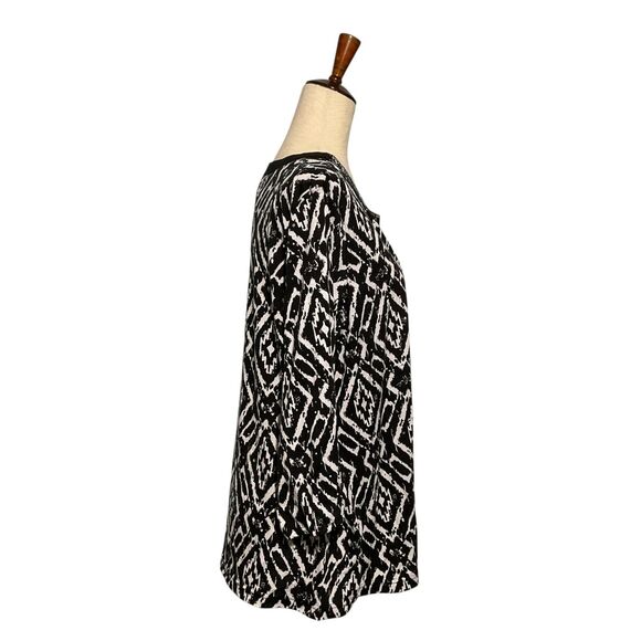 Cathy Daniels Geometric Tunic Top 1X - Picture 4 of 8